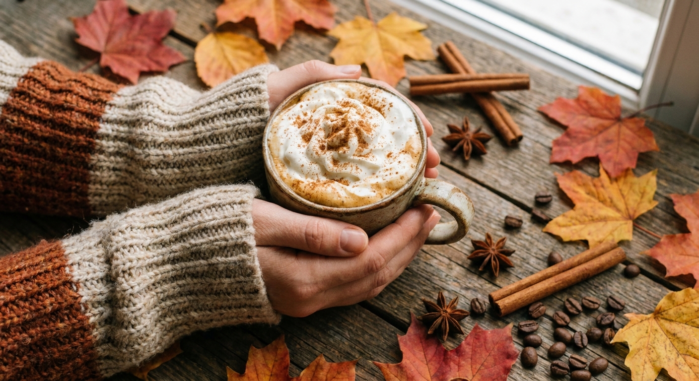 dýňové latté